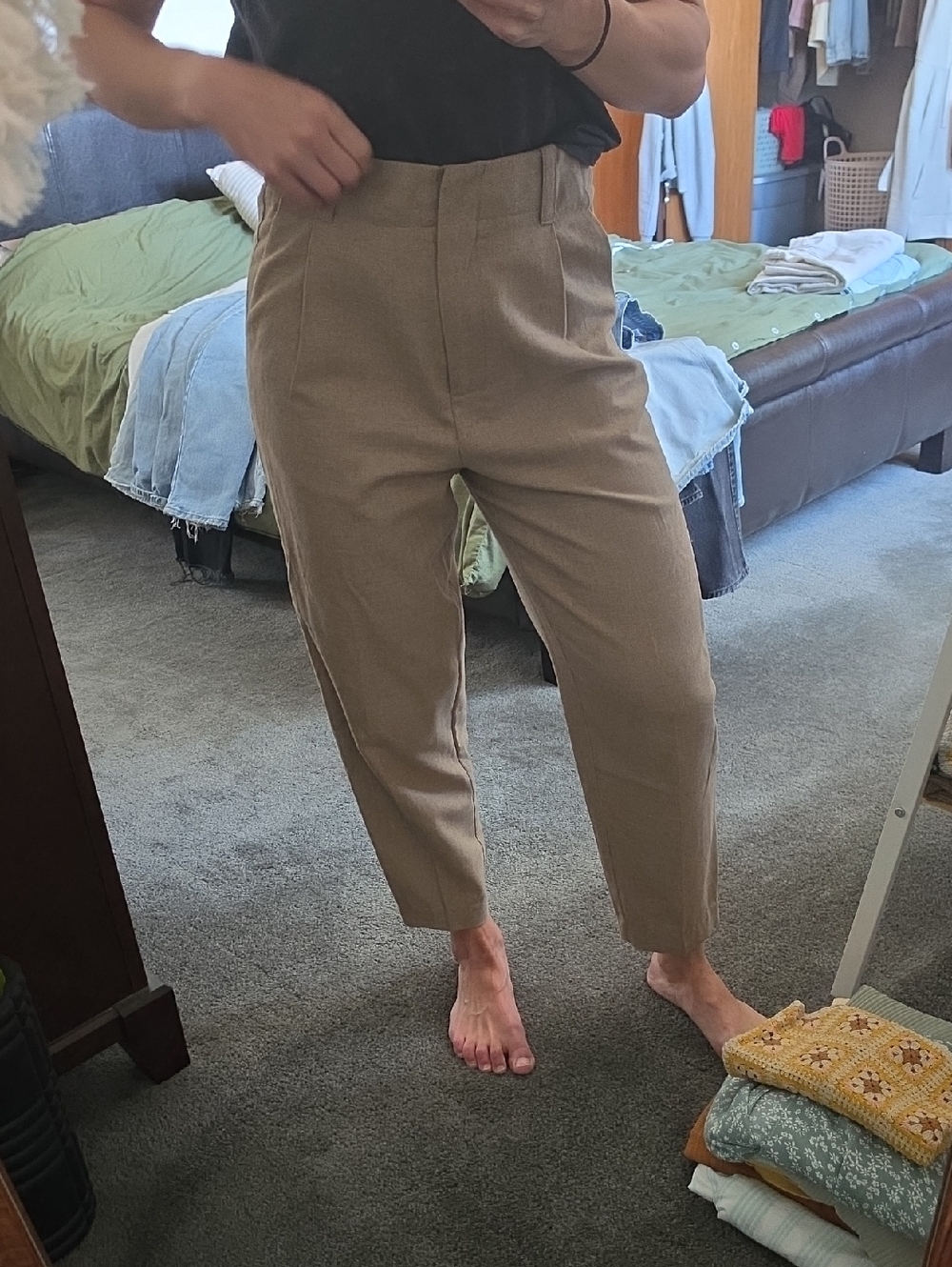 Frank And Oak Cropped TROUSERS PANTS